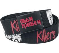 Iron Maiden Killers Unisex Gürtel schwarz 100% Polyester Band-Merch, Bands, Geschenke