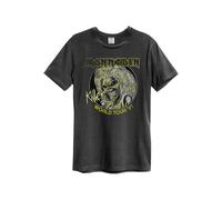 Iron Maiden - Killers World Charcoal - T-Shirt Grau Small