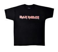 Iron Maiden Kinder-Logo-T-Shirt Schwarz 5-6 Jahre