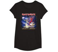 Iron Maiden Legacy of The Beast Fight T-Shirt, Mädchen, Schwarz, L