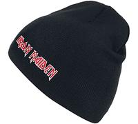 Iron Maiden Mütze Logo Unisex – Band-Merch – 100% Polyacryl – Schwarz