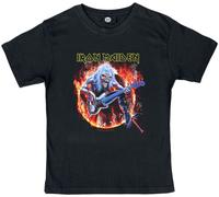 Iron Maiden Metal-Kids - Fear Live Flame T-Shirt schwarz in 128