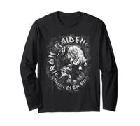 Iron Maiden Number of the Beast Greyscale Langarmshirt