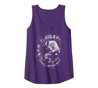 Iron Maiden Number of The Beast Greyscale Tank Top, Damen, Violett, S