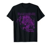 Iron Maiden Number of the Beast Halloween Purple Eddie T-Shirt