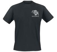 Iron Maiden Number Of The Beast Line Drawing Pocket Print T-Shirt schwarz in S