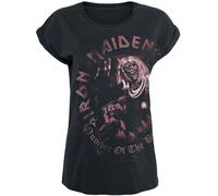 Iron Maiden Number Of The Beast T-Shirt schwarz used look in XL