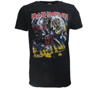 Iron Maiden Nummer des Biest-T-Shirts XXL Schwarz