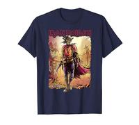 Iron Maiden - Piece of Mind Graphic Novel Stranger Navy T-Shirt