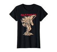 Iron Maiden Piece of Mind Graphic Novel Trooper Black T-Shirt, Damen, Schwarz, XL