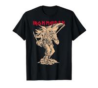 Iron Maiden Piece of Mind Graphic Novel Trooper Black T-Shirt, Herren, Schwarz, L