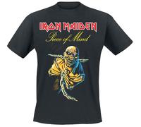 Iron Maiden Piece Of Mind Tracklist T-Shirt schwarz in 3XL