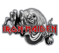 Iron Maiden Pin Badge Number Of The Beast Band Logo Nue offiziell Metal Lapel