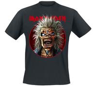 Iron Maiden Portrait Ed Crop Circle T-Shirt schwarz in XXL
