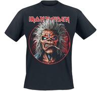 Iron Maiden Portrait Eddie Circle Männer T-Shirt schwarz XXL