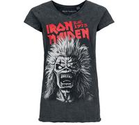 Iron Maiden Portrait Scram T-Shirt grau in 3XL