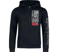 Iron Maiden Portrait Scream Kapuzenjacke schwarz in XL