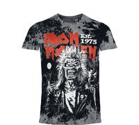 Iron Maiden Portrait Scream T-Shirt anthrazit in S