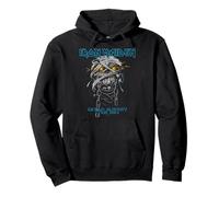 Iron Maiden Powerslave Head Mummy Black Pullover Hoodie