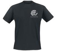 Iron Maiden Powerslave Line Drawing Pocket Print Männer T-Shirt schwarz XL