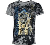 Iron Maiden Powerslave Männer T-Shirt Charcoal