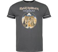 Iron Maiden Powerslave T-Shirt grau in S