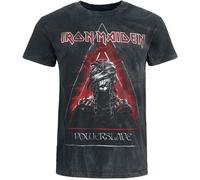 Iron Maiden Powerslave - Mummy Head T-Shirt charcoal in S