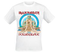 Iron Maiden Powerslave World Slavery Tour 1984-1985 Männer T-Shirt weiß 5XL