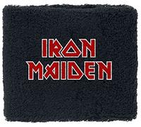 Générique Iron Maiden Logo - Wristband Unisex Frottee-Armband, Schwarz, 80% Baumwolle, 12% Elasthan, 8% Polyester, 80% Baumwolle 12% Elasthan 8% Polyester