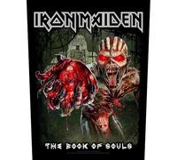 Iron Maiden Rückenaufnäher Book of Souls Band Logo Eddie Heart offiziell 36cm x One Size