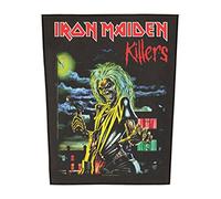 Iron Maiden Rückenaufnäher Killers band logo offiziell Nue Schwarz 36 cm x 29 cm Taille unique