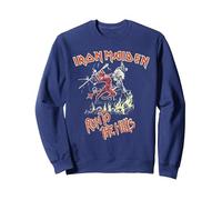 Iron Maiden Run to The Hills Sweatshirt, Unisex für Erwachsene, Marineblau, M
