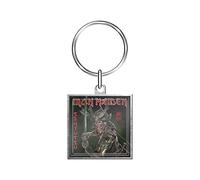 Iron Maiden Schlüsselring Keychain Senjutsu Band Logo Nue offiziell Schwarz