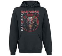 Iron Maiden Senjutsu Eddie Face Circle Männer Kapuzenpullover schwarz L