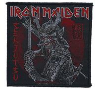 Iron Maiden Senjutsu Unisex Patch schwarz/rot 100% Polyester Band-Merch, Bands