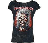 Iron Maiden Smoking Eddie T-Shirt schwarz in M