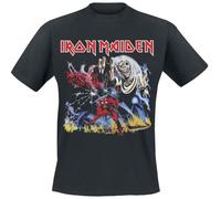 Iron Maiden Stranger Number of The Beast Männer T-Shirt schwarz 4XL 100% Baumwolle Band-Merch, Bands