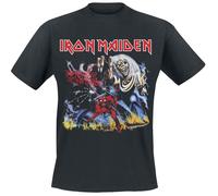Iron Maiden Stranger Number of The Beast Männer T-Shirt schwarz 4XL 100% Baumwolle Band-Merch, Bands