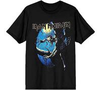 Iron Maiden T-Shirt Fear of The Dark Oval Eddie Moon Offiziell Herren L