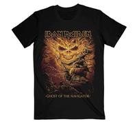 Rock Off Trade T-Shirt Iron Maiden Ghost of The Navigator Band-Logo Offiziell Herren S
