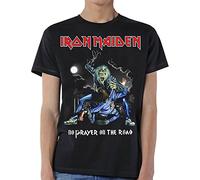 Iron Maiden - T-Shirt # L Black Unisex # No Prayer on the Road
