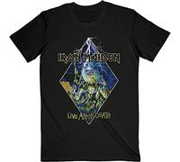Iron Maiden T Shirt Live After Death Diamond Band Logo Nue offiziell Herren L