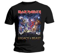 Iron Maiden - T-Shirt # M Black Unisex # Legacy of the Beast