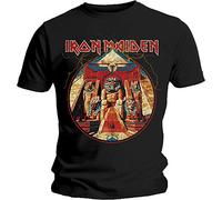 Iron Maiden Powerslave Lightning Circle Musik T-Shirt