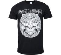 Iron Maiden - T-Shirt Samurai Graphic White - schwarz L