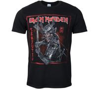 Iron Maiden - T-Shirt Senjutsu Cover Distressed Red - schwarz XXL
