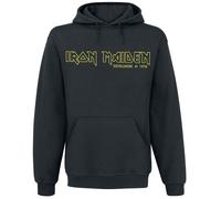 Iron Maiden Terminate Kapuzenpullover schwarz in XL