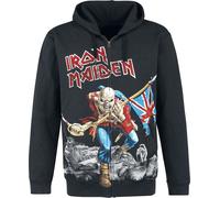 Iron Maiden The Trooper - Battlefield Kapuzenjacke schwarz in XL