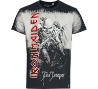 Iron Maiden The Trooper Männer T-Shirt schwarz/weiß L 100% Baumwolle Band-Merch, Bands