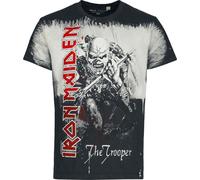 Iron Maiden The Trooper T-Shirt schwarz weiß in L